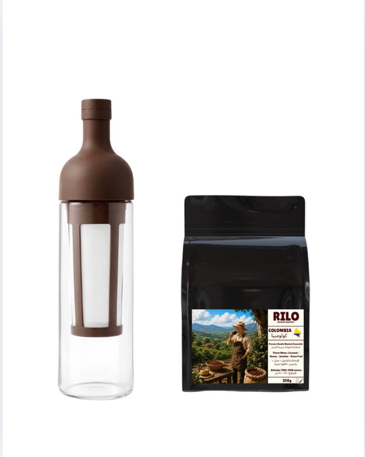 Colombia + Coffee cold brew pot brown - 1L